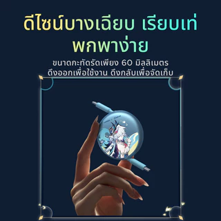【Honkai Star Rail Edition】สายชาร์จ UGREEN Nexode USB-C แบบพับเก็บได้ ลาย Honkai: Star Rail สายชาร์จข้อมูล รองรับ Samsung 45W สายชาร์จเร็ว สําหรับ iPhone 17 Pro Max