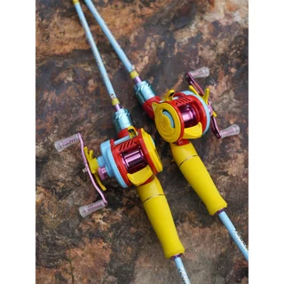TEBEN LiteSpin 168UL-210M Spinning Casting Fishing Rod 95-146G Solid Carbon Tip Ceramic Guide เสริม Reel ที่นั่งสําหรับปลาเทราท์เบส