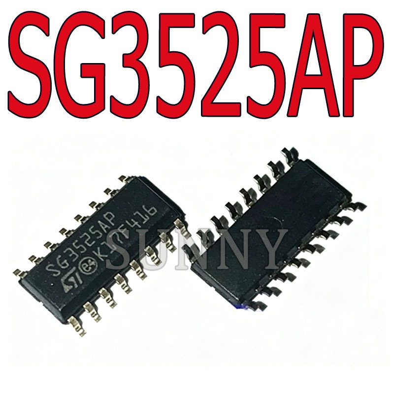 5PCS ยี่ห้อใหม่นําเข้า SG3525AP013TR SG3525AP Switching Power Chip SOP-16