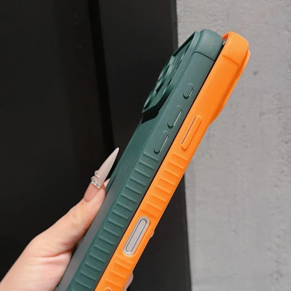 เคสซิลิโคนกันกระแทก Big Windows สำหรับ iPhone 11 12 13 14 15 16 17 Pro Max Plus thumbnail 4