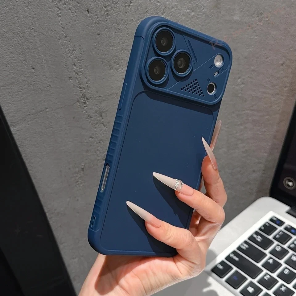 เคสซิลิโคนกันกระแทก Big Windows สำหรับ iPhone 11 12 13 14 15 16 17 Pro Max Plus thumbnail 10