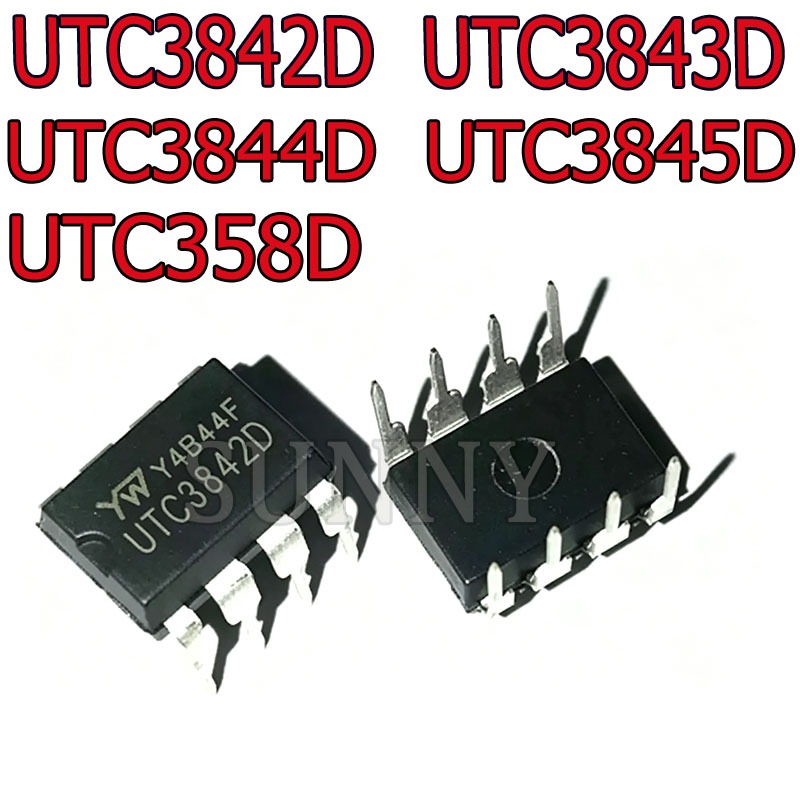 5 ~ 10PCS UTC3842 3843 3844 3845D UTC358D DIP8 In-Line LCD Power Management ชิป IC