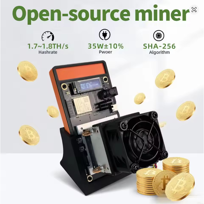รุ่นอัพเกรด Gamma 602 1.8TH/s SHA256 Home Mining ASIC Crypto Mining Machine SOLO Lottery Miner