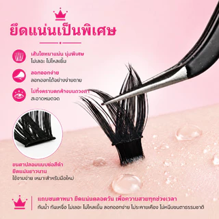 [ส่งจากประเทศไทย]ขนตาปลอมกลุ่มแบ่งส่วนติดเอง ยี่ห้อ Annie's Beauty แบบยาวตาเข้มหนา ขน 3D กาวสีดำ กันน้ำกันเหงื่อ สามารถใช้ซ้ำได้ มือใหม่ก็แค่ติดลงไปได้เลย