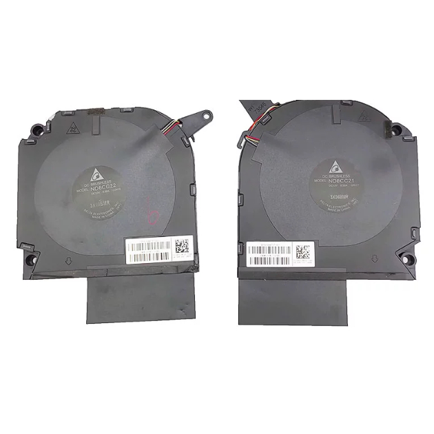 สําหรับ HP TPN-C167 C168 N44737-001 ND8CC22 22H18 ND8C21 22H17 พัดลม