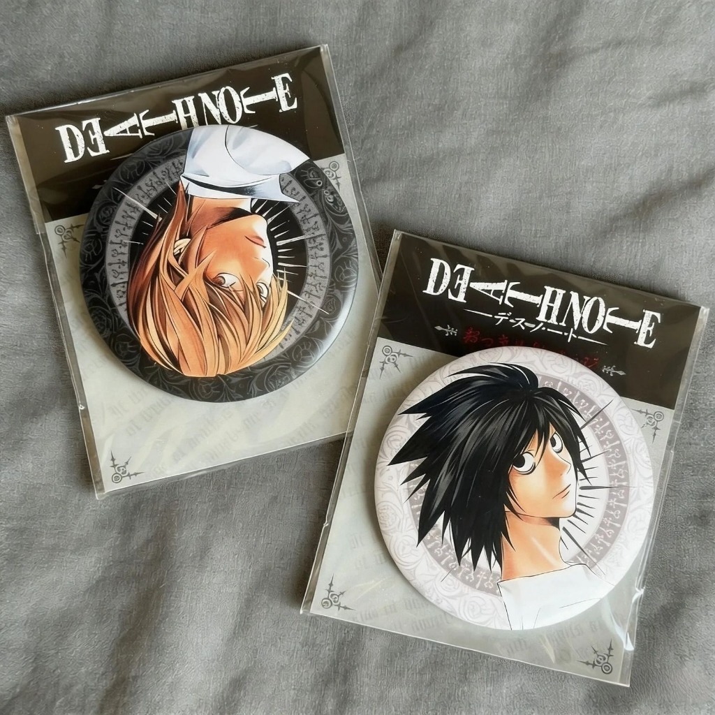 Death Note Yagami Light Badge อะนิเมะเข็มกลัดคอสเพลย์ Pins เครื่องประดับแฟชั่นของขวัญ