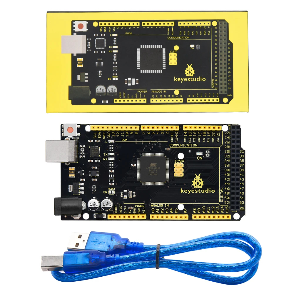 MEGA Development 2560 บอร์ดสําหรับ Arduino Mega 2560 พร้อมสายเคเบิล