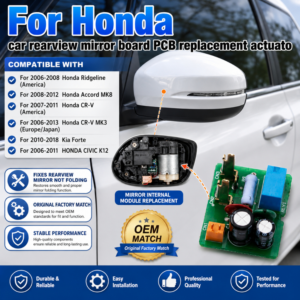รถกระจกมองหลังสําหรับ Honda CITY TMO civic FD Honda Brio Jazz actuator ซ่อม 72100-TMO/SDE