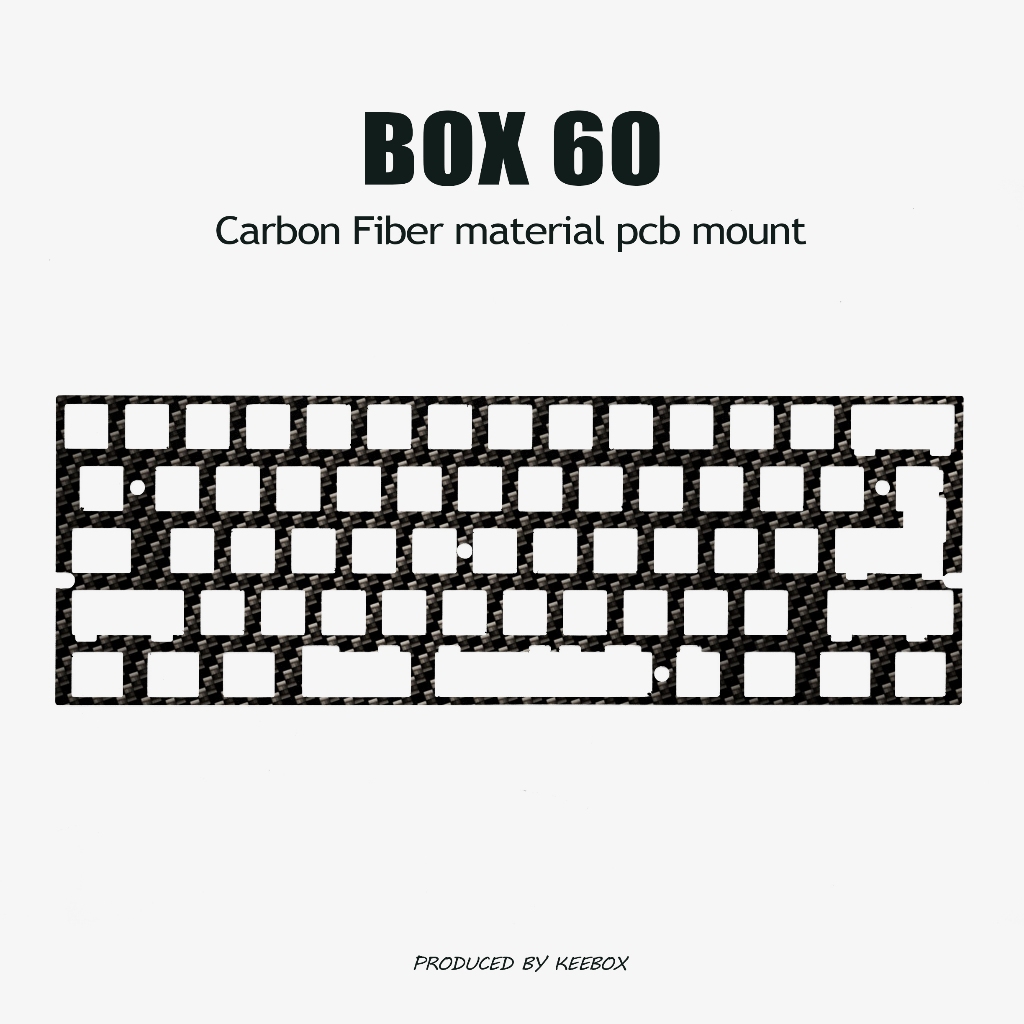 Box60 แผ่น PCB ติดตั้ง PC PP CF ALU แผ่นสําหรับ Box60 PCB