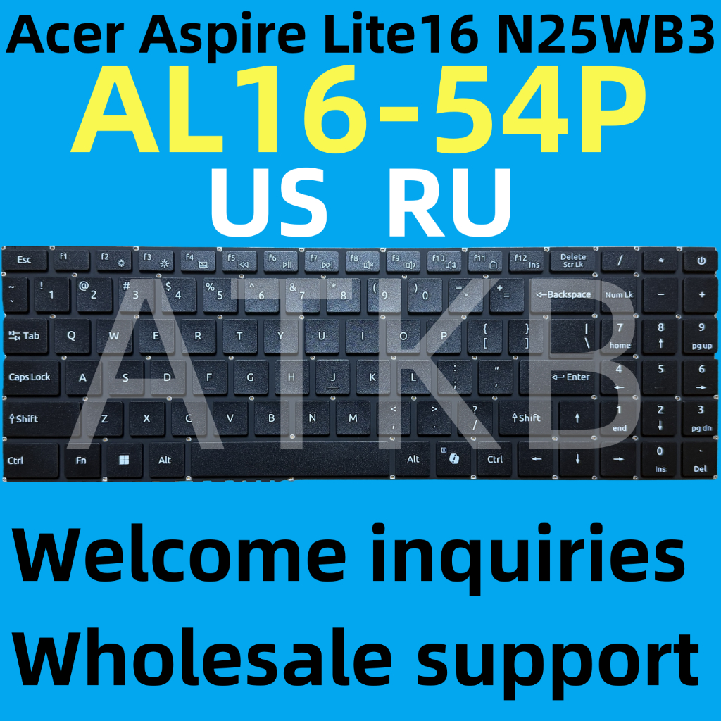 Acer Aspire Lite16 N25WB3 AL16-54P AL16-54P-55SD แป้นพิมพ์แล็ปท็อป AL16 54P AL16 54