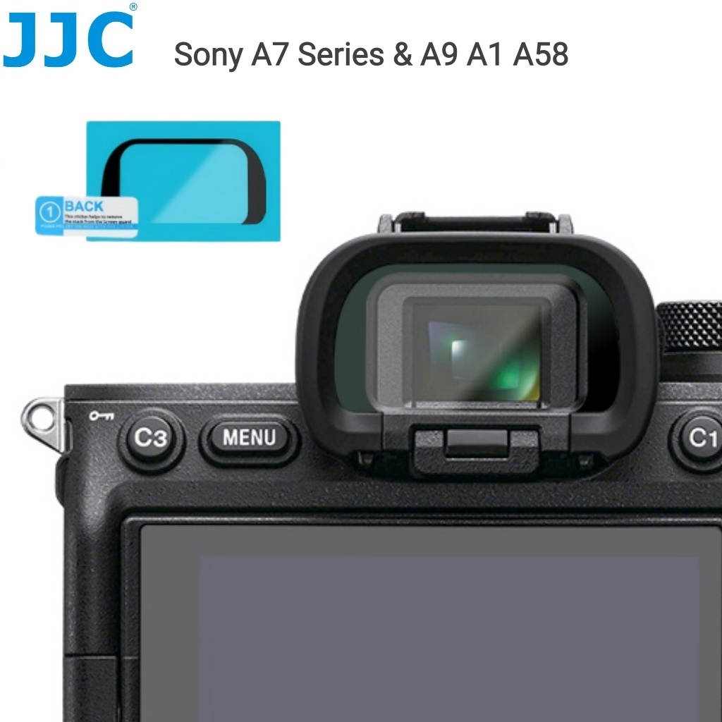 JJC ช่องมองภาพ Viewfinder Protector กระจกนิรภัยสําหรับ Sony A7R VI A7R6 A7 V A7M5 A7R V A7R5 A7 IV A