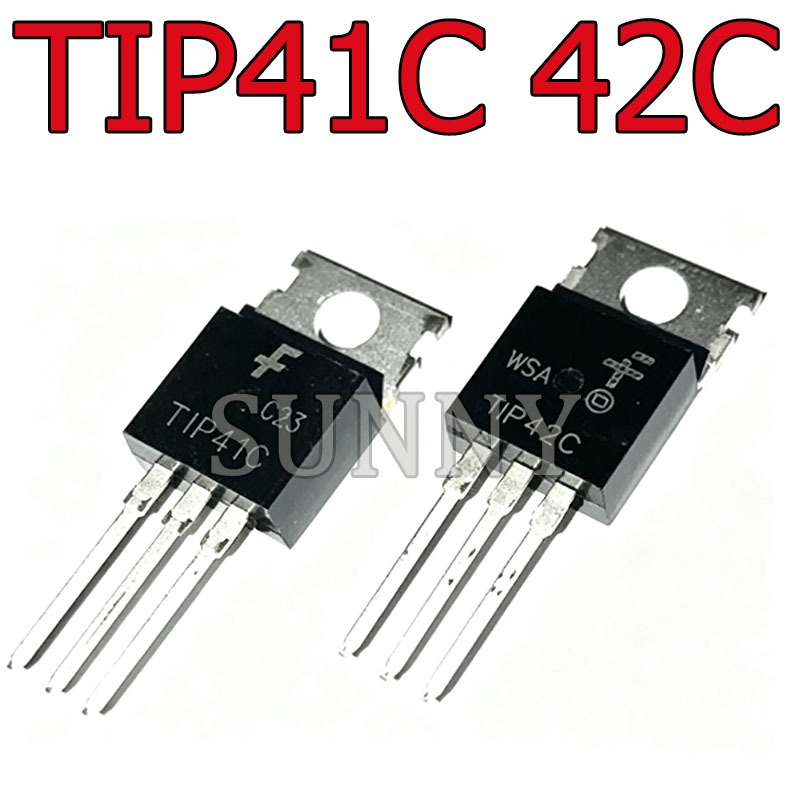 5 ~ 10PCS ยี่ห้อใหม่ TlP41C T1P42C Triode TIP41C TIP42C เครื่องขยายเสียงหลอด