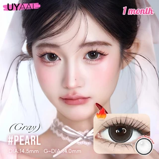 【COD +NEW 】คอนแทคเลนส์【 0 ~-6.00 】UYAAI 2 ชิ ้ น/คู ่ คอนแทคเลนส ์ สีน ้ ําตาลตาใหญ ่ 14.5/15.0 มม . ใช ้ สําหรับแต ่ งหน ้ าตาประจําปี big eyes