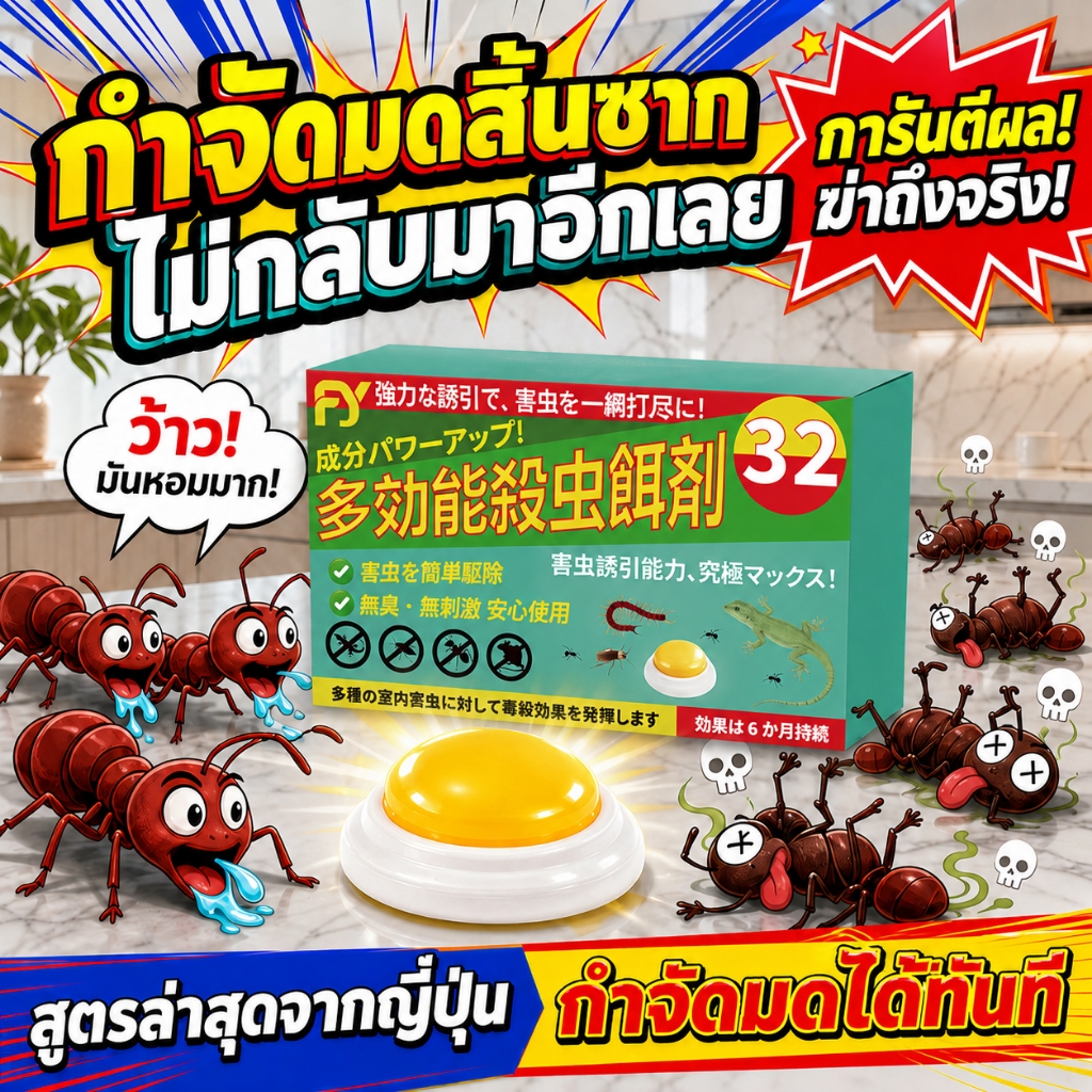 เจลกำจัดมด🐜กำจัดมด กำจัดมดถึงรัง ยาฆ่ามด ฆ่ามด รังมด เหยื่อกำจัดมด