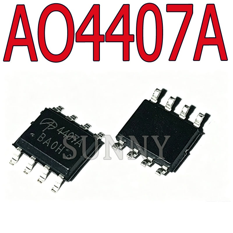 5 ~ 20PCS ยี่ห้อใหม่ AO4407A AO4407 4407A SOP-8 MOS Field Effect Tube Power Chip