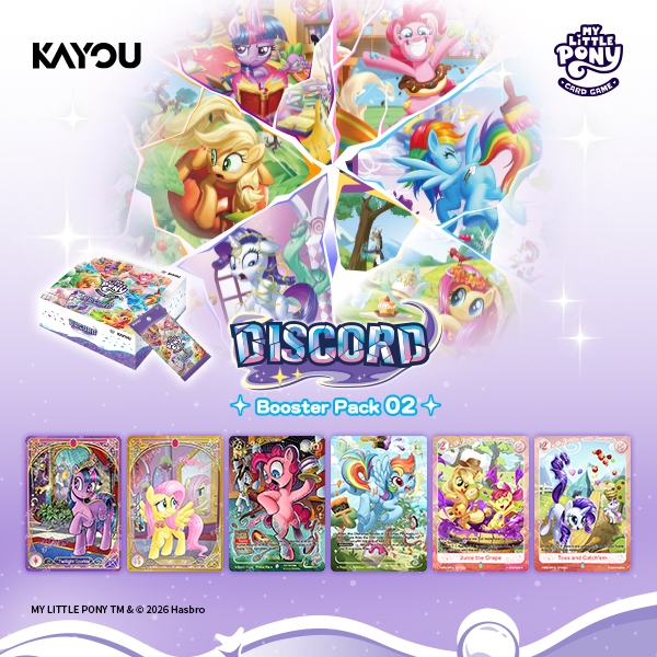 KAYOU-My Little Pony-Trading การ์ดเกม-Discord!!!-SEA- MLP-KP-WXSK-002-SEA
