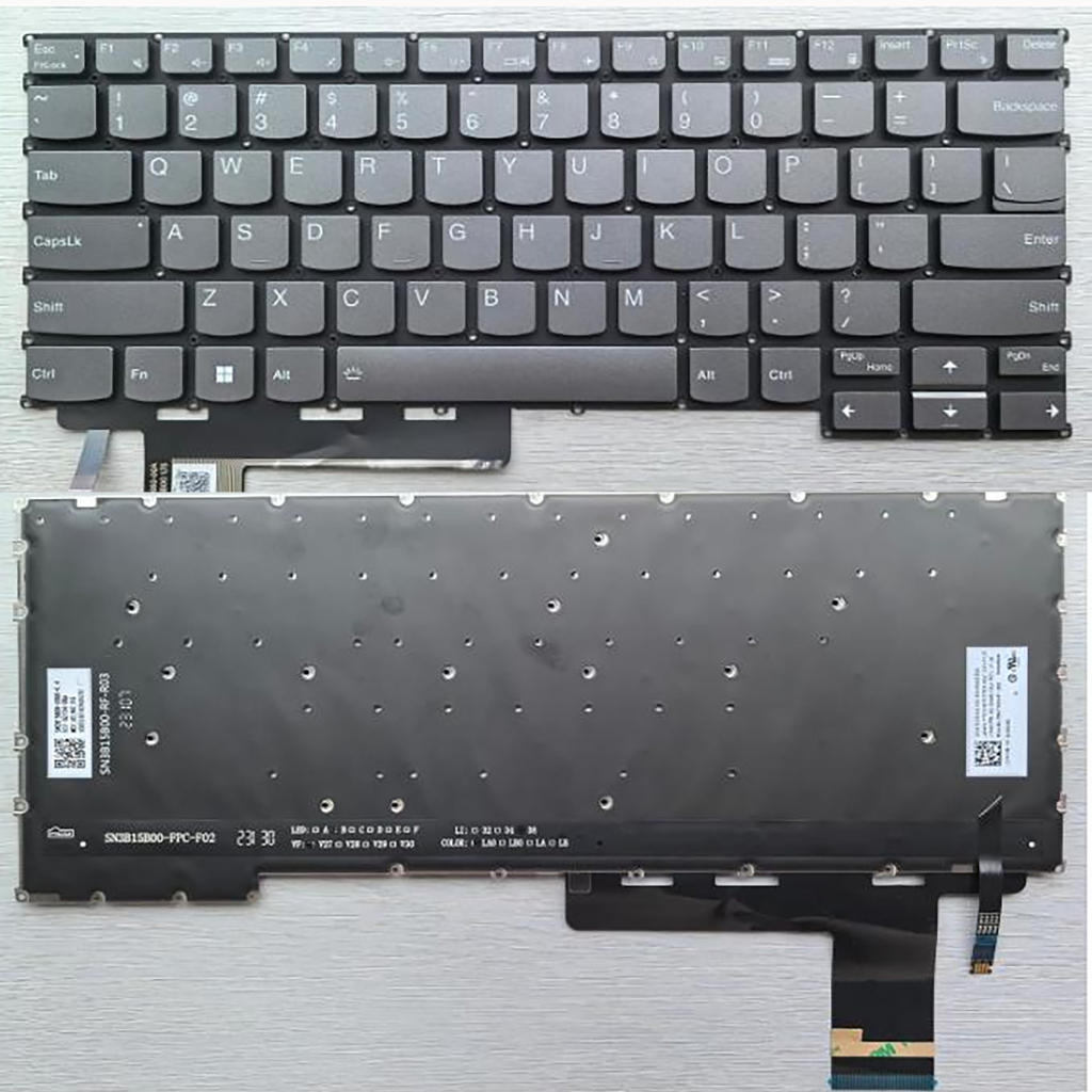 US สําหรับ Lenovo legion 5 14APH8 514IMH9 14IRL8 Slim 5 14APH8 514IMH9 14IRL8 82Y5 แป้นพิมพ์แล็ปท็อป
