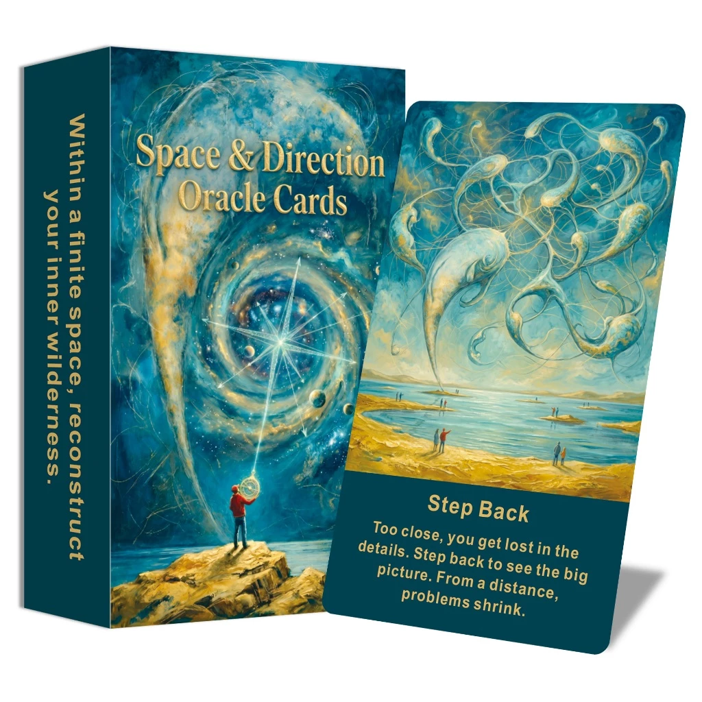 Space & Direction ไพ่ออราเคิล ไพ่แท้ 54 ใบ สำหรับดูดวงรายวัน ถูกใจคนรักไพ่ทาโรต์ เหมาะสำหรับมือใหม่
