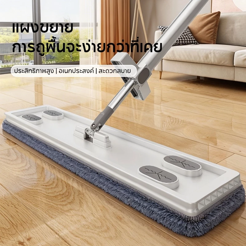 BOSHUO ถังถูพื้นแบบพับได้ ถังทำความสะอาดไม้ถูพื้นมีด้ามจับ 40CM/50CM เหมาะสำหรับไม้ถูพื้น