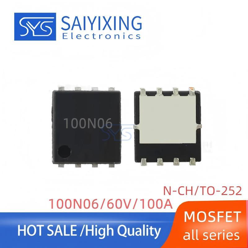 10PCS MOSFET 100N06 DFN5X6 DFN5 * 6 ทรานซิสเตอร์ 60V 100A Field Effect Tube
