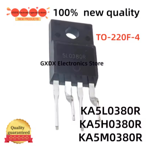 5PCS 100% ใหม่ 5L0380R KA5L0380R KA5H0380R 5H0380R KA5M0380R TO-220F-4 LCD power management โมดูลชิป
