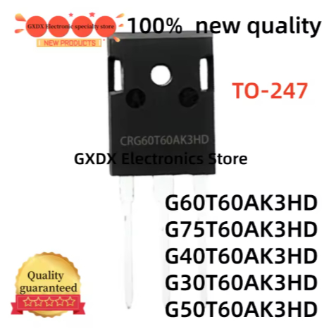 5PCS 100% ใหม่ G60T60AK3HD G50T60AK3HD G75T60AK3HD G40T60AK3HD G30T60AK3HD CRG50T60AK3HD คุณภาพดีที่