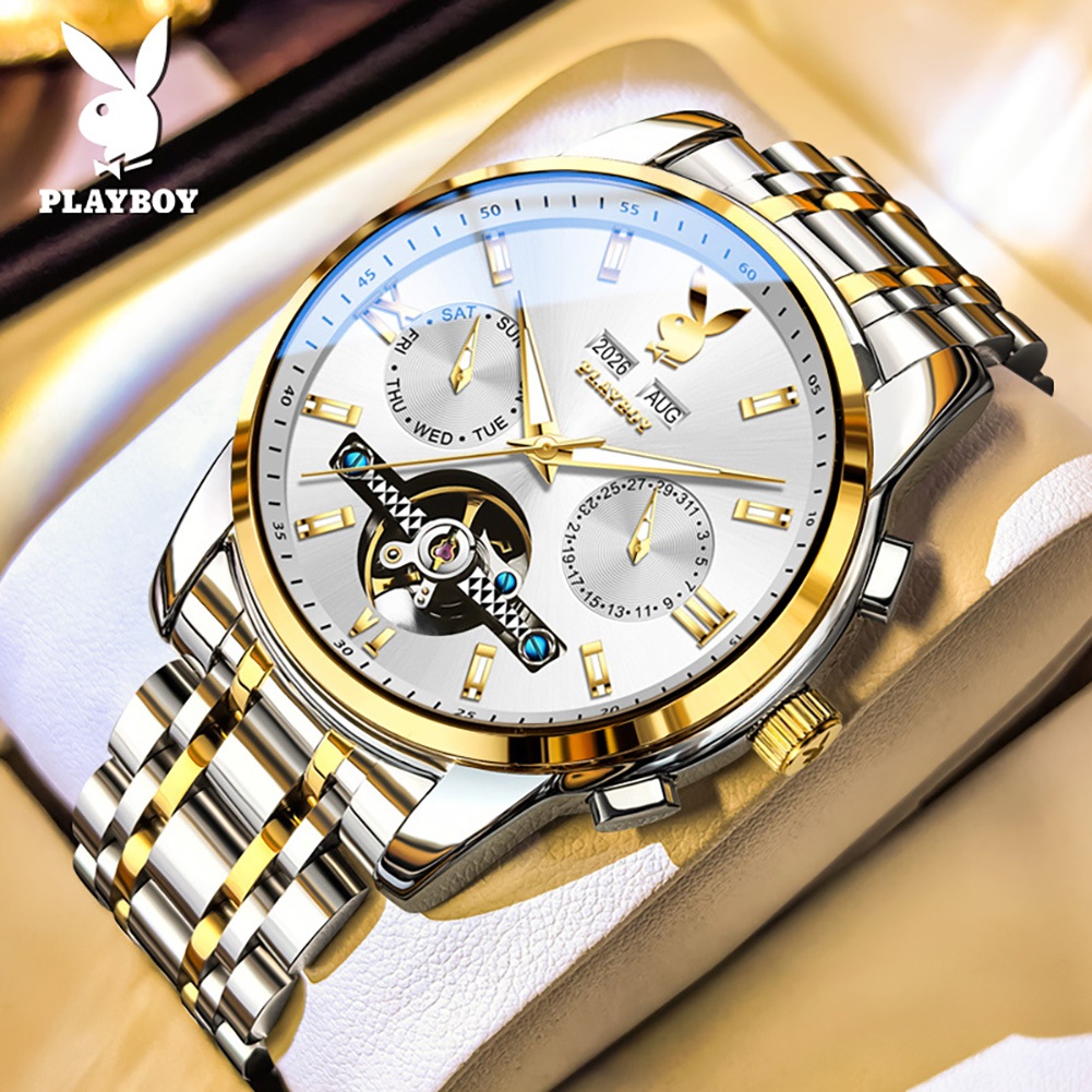 playboy 3140 นาฬิกาข้อมือกลไก