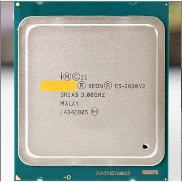 E5-2690v2 E5-2690 V2 โปรเซสเซอร์ SR1A5 3.0Ghz 10 Core 25MB ซ็อกเก็ต LGA 2011 Xeon CPU E5 2690 V2 ใหม