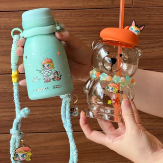 2026 Starbucks x POP MART Molly Series ถ้วยฉนวนสแตนเลส ถ้วยแก้ว แก้ว