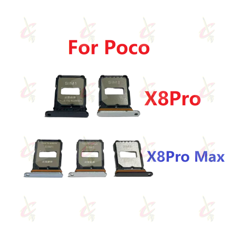 ถาดซิมการ์ด Slot สําหรับ Poco X8 Pro Max 5G