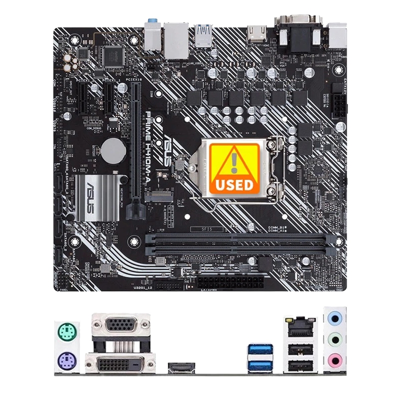 ใช้ ASUS PRIME H410M-A H410M-D H410M-E H410M-F H410M-K เมนบอร์ด DDR4 DIMM LGA 1200 Intel H410 Micro 