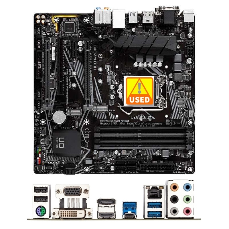 Gigabyte B460M D3H / DS3H / D2V / POWER, H410M-DS2V / -H / -S, LGA 1200, DDR4 เมนบอร์ด | ชิปเซ็ต H41