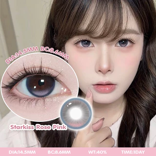 ยี่เหม่ยซี 0 ~-8.00 2026ใหม่คงที่แกนส่องสว่างไฮไลท์คอนแทคเลนส์14.5มิลลิเมตรทุกวันทิ้งกาแฟสีดําสีฟ้าไม่มีแต่งหน้าเลนส์ที่เป็นมิตร