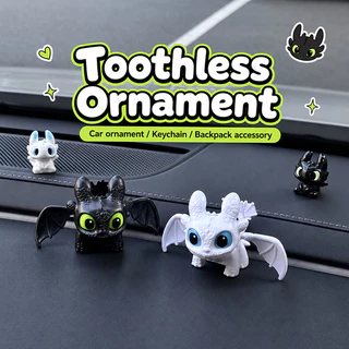 Cool Glowing Toothless พวงกุญแจ Creative Toothless ตุ๊กตา Moving Wings กระเป๋านักเรียนจี้ตลกตาเรืองแสง Night Fury