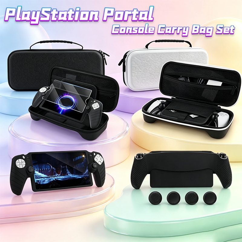 ชุดอุปกรณ์เสริมสําหรับ PlayStation Portal (เข้ากันได้กับชุดอุปกรณ์เสริม PS Portal), กระเป๋าพกพาสําหร