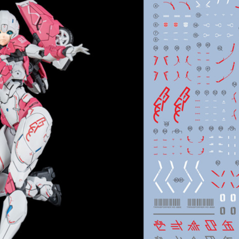 EVO MD 002 MEGAMI DEVICE MD002 Arcee สติ๊กเกอร์สไลด์น้ํา EVOMD001