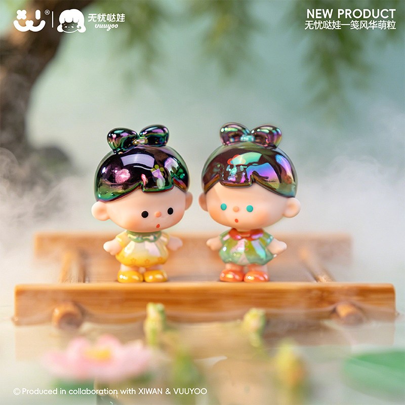 🚚พร้อมส่ง🚚1 สุ่ม💘Vuuyoo Dawa Yijian Fenghua Series กล่องปริศนาเม็ดน่ารัก