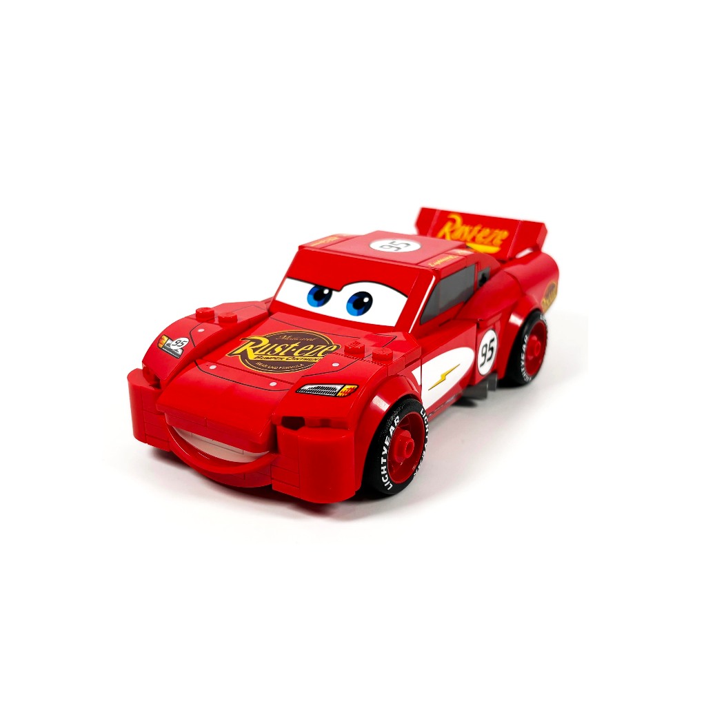 สติ๊กเกอร์สั่งทําพิเศษสําหรับ LEGO 77255 สปริงหม้อน้ํา Lightning McQueen เฉพาะสติ๊กเกอร์