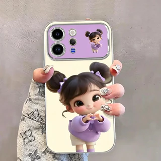 เคส Vivo V70 Case เคสการ์ตูน น่ารัก ผู้หญิงตัวน้อย เคสกันกระแทก เคสซิลิโคนชุบนุ่ม สำหรับเด็กผู้หญิง นักเรียน ผู้หญิง