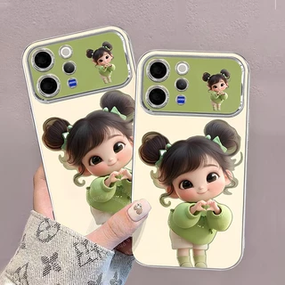 เคส Vivo V70 Case เคสการ์ตูน น่ารัก ผู้หญิงตัวน้อย เคสกันกระแทก เคสซิลิโคนชุบนุ่ม สำหรับเด็กผู้หญิง นักเรียน ผู้หญิง