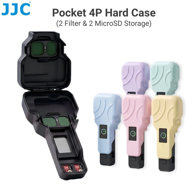 JJC Hard Case ป้องกันหน้าจอเลนส์ สําหรับ DJI Osmo Pocket 4P กล้อง Gimbal อุปกรณ์ป้องกัน