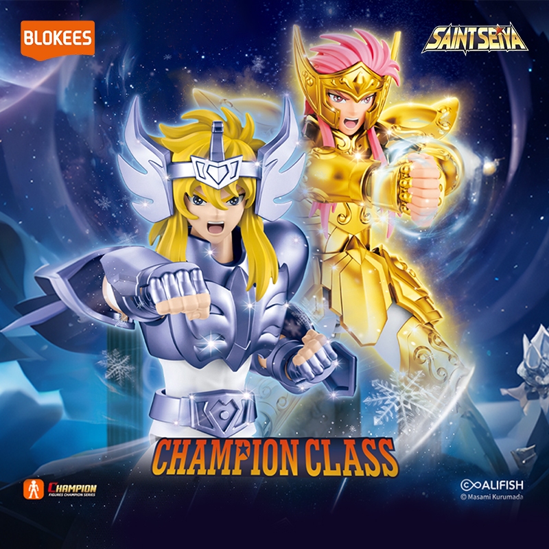 BLOKEGS Saint Seiya CC07-08 Cygnus Hyoga Aquarius Camus รูปที่สะสมบล็อกชุด