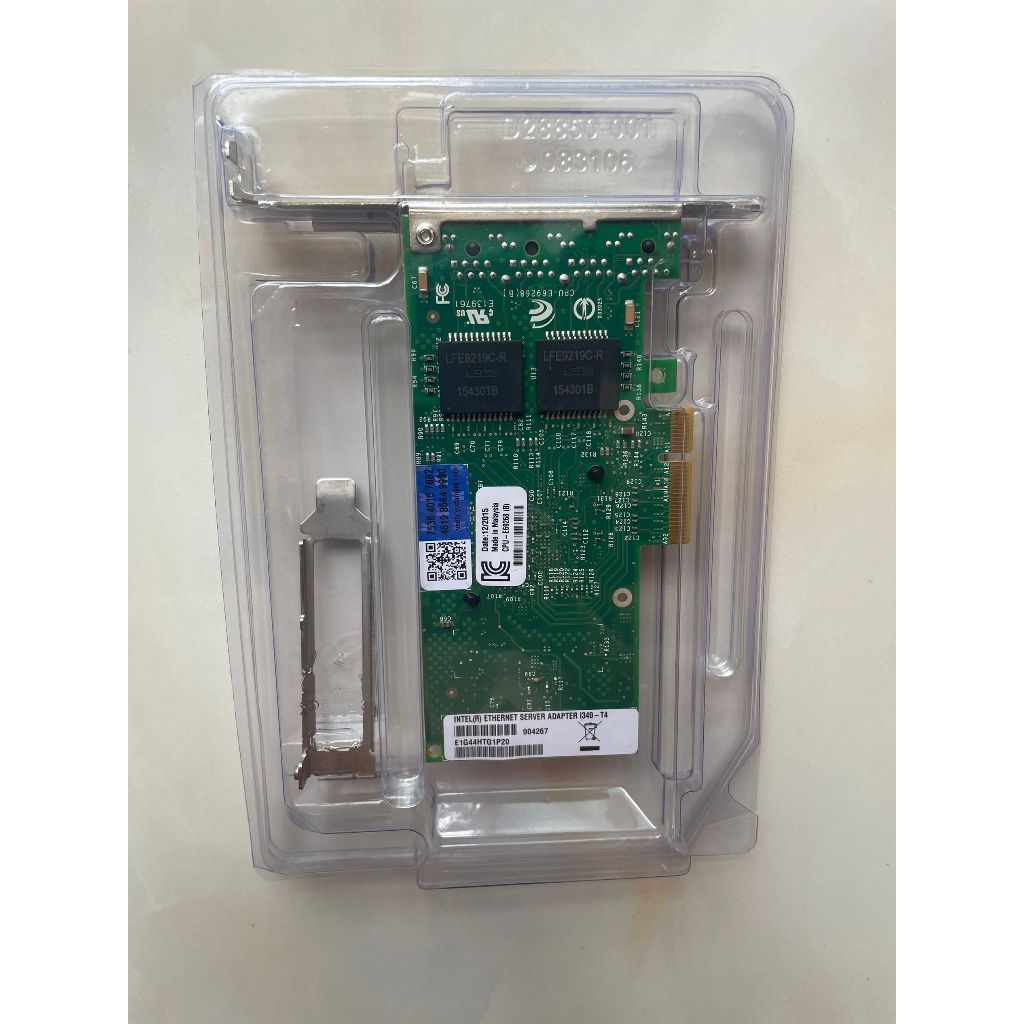 [สต๊อกพร้อม] intel E1G44HT i340t4 intel82580EB ชิปการ์ดเครือข่าย Gigabit สี่พอร์ตไฟฟ้าการ์ดเครือข่าย