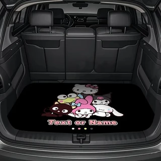 🔥Hellokitty แผ่นรองท้ายรถ ลายการ์ตูนฮีโล่คิตตี้75*100CM กันน้ำ ขัดล้างง่าย ไม่ทิ้งรอย ใช้ได้ทุกฤดู อุปกรณ์เสริมรถ