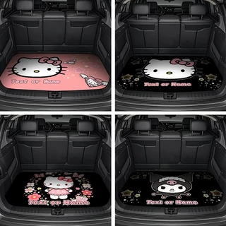 🔥Hellokitty แผ่นรองท้ายรถ ลายการ์ตูนฮีโล่คิตตี้75*100CM กันน้ำ ขัดล้างง่าย ไม่ทิ้งรอย ใช้ได้ทุกฤดู อุปกรณ์เสริมรถ
