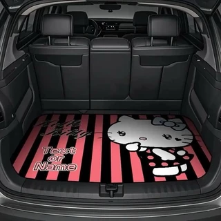 🔥Hellokitty แผ่นรองท้ายรถ ลายการ์ตูนฮีโล่คิตตี้75*100CM กันน้ำ ขัดล้างง่าย ไม่ทิ้งรอย ใช้ได้ทุกฤดู อุปกรณ์เสริมรถ