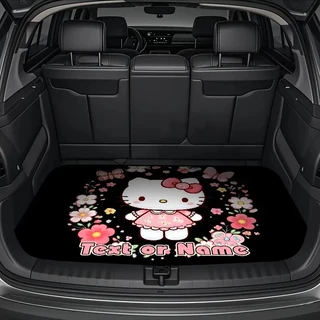 🔥Hellokitty แผ่นรองท้ายรถ ลายการ์ตูนฮีโล่คิตตี้75*100CM กันน้ำ ขัดล้างง่าย ไม่ทิ้งรอย ใช้ได้ทุกฤดู อุปกรณ์เสริมรถ