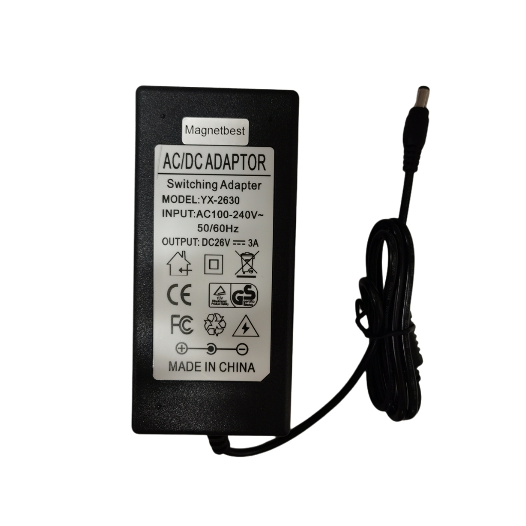 26V 3A 78W AC DC Adaptor Switching Power Supply 26V 3A ผู้ผลิตอะแดปเตอร์แหล่งจ่ายไฟ Charger