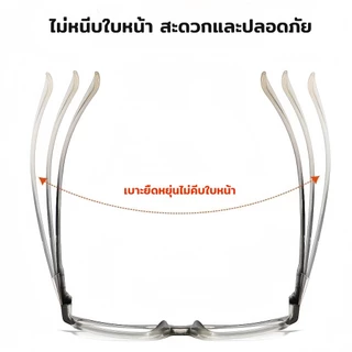 แว่นสายตายาว คลาสสิก กรองแสงสีฟ้า เลนส์ความคมชัดสูง กันรอยขีดข่วน แว่นอ่านหนังสือ +100° ถึง +400° ขาสปริง