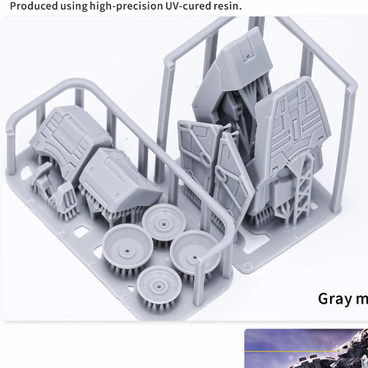 TASลําตัว Body Replacement Addon Parts ใช้ได้กับ HG 1/144 ALYZEUS NU รุ่นยังไม่บรรจุ